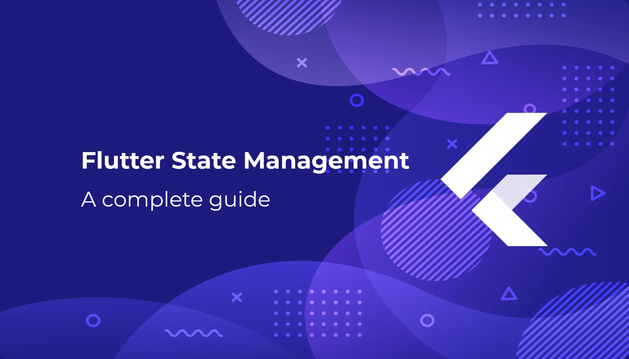 Flutter state management article cover